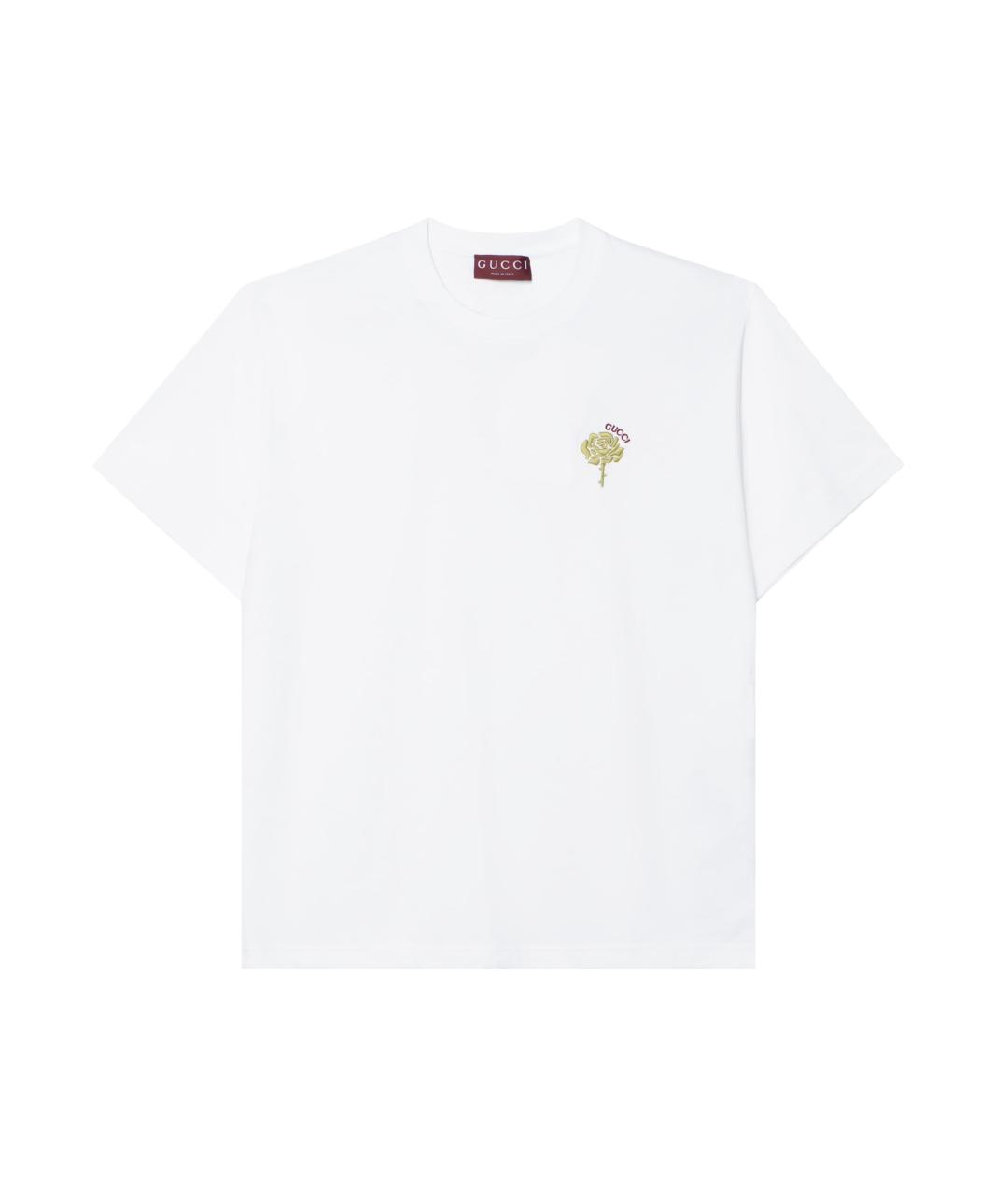 GUCCI Белая футболка, фото 1
