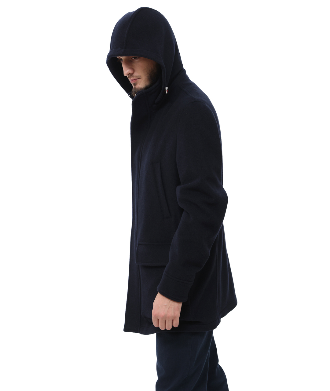 BRUNELLO CUCINELLI Темно-синяя кашемировая куртка, фото 4