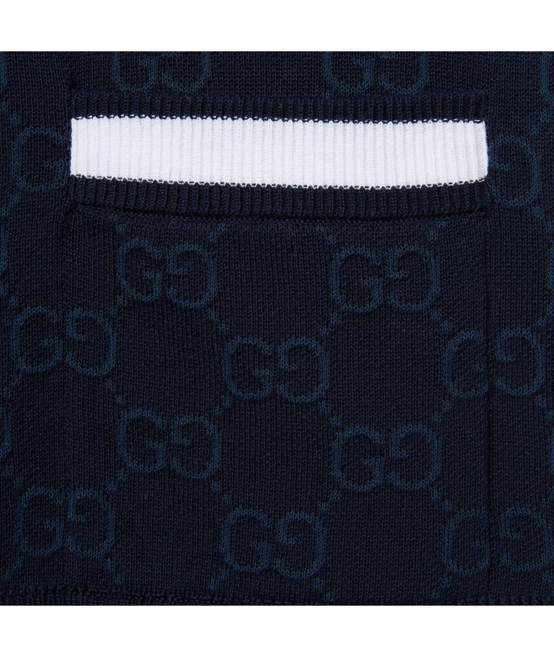 GUCCI Темно-синий кардиган, фото 2