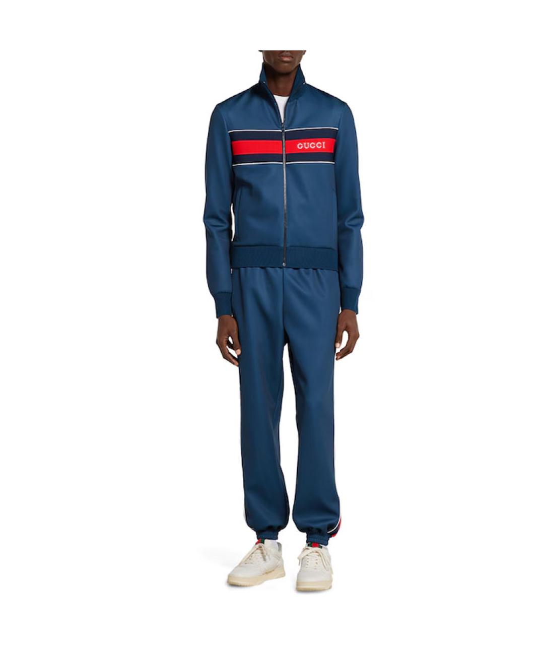 GUCCI Темно-синяя куртка, фото 4