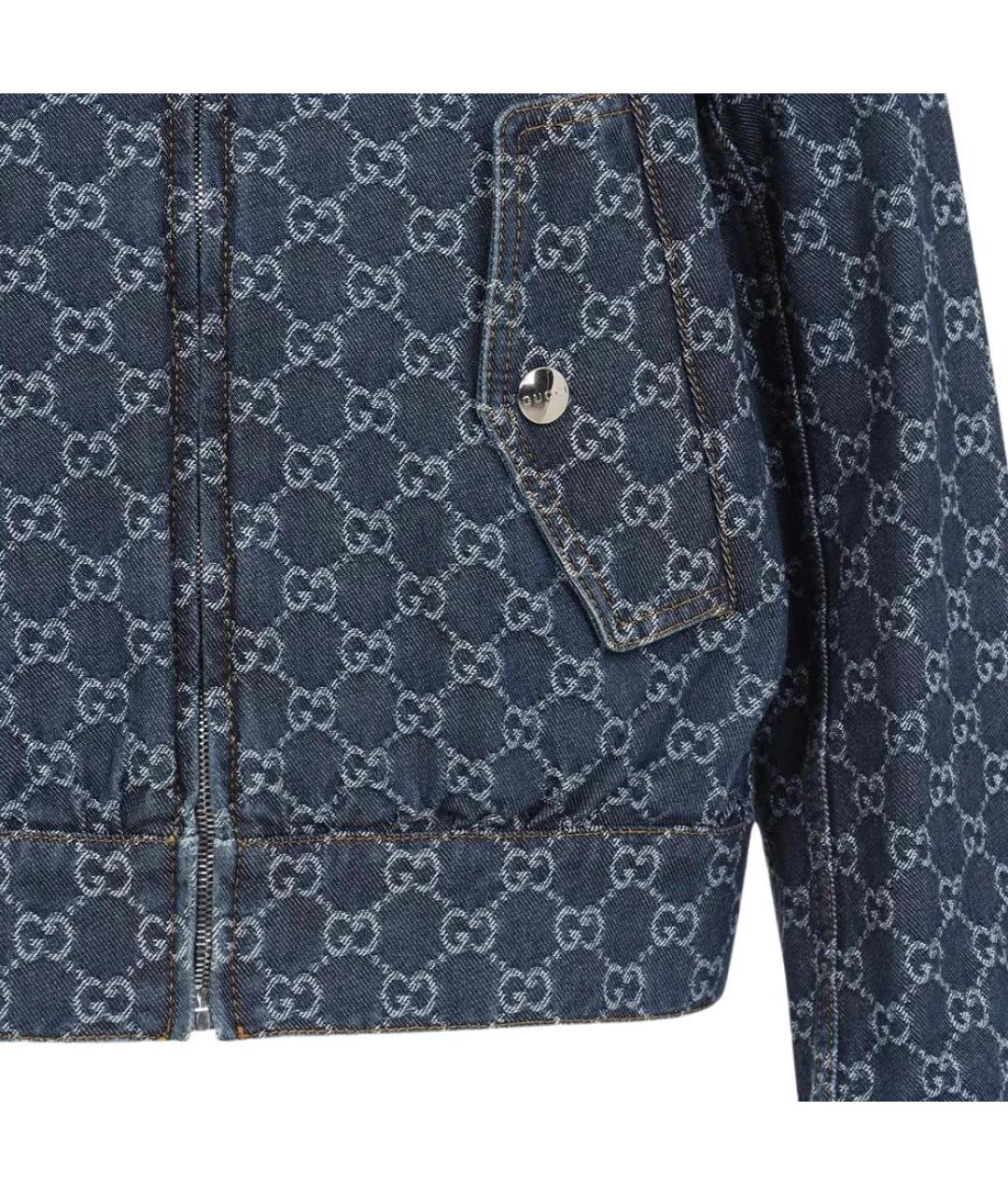 GUCCI Синяя куртка, фото 5