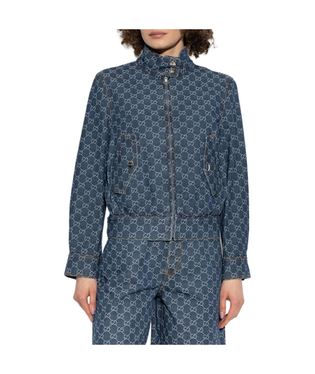 GUCCI Синяя куртка, фото 3
