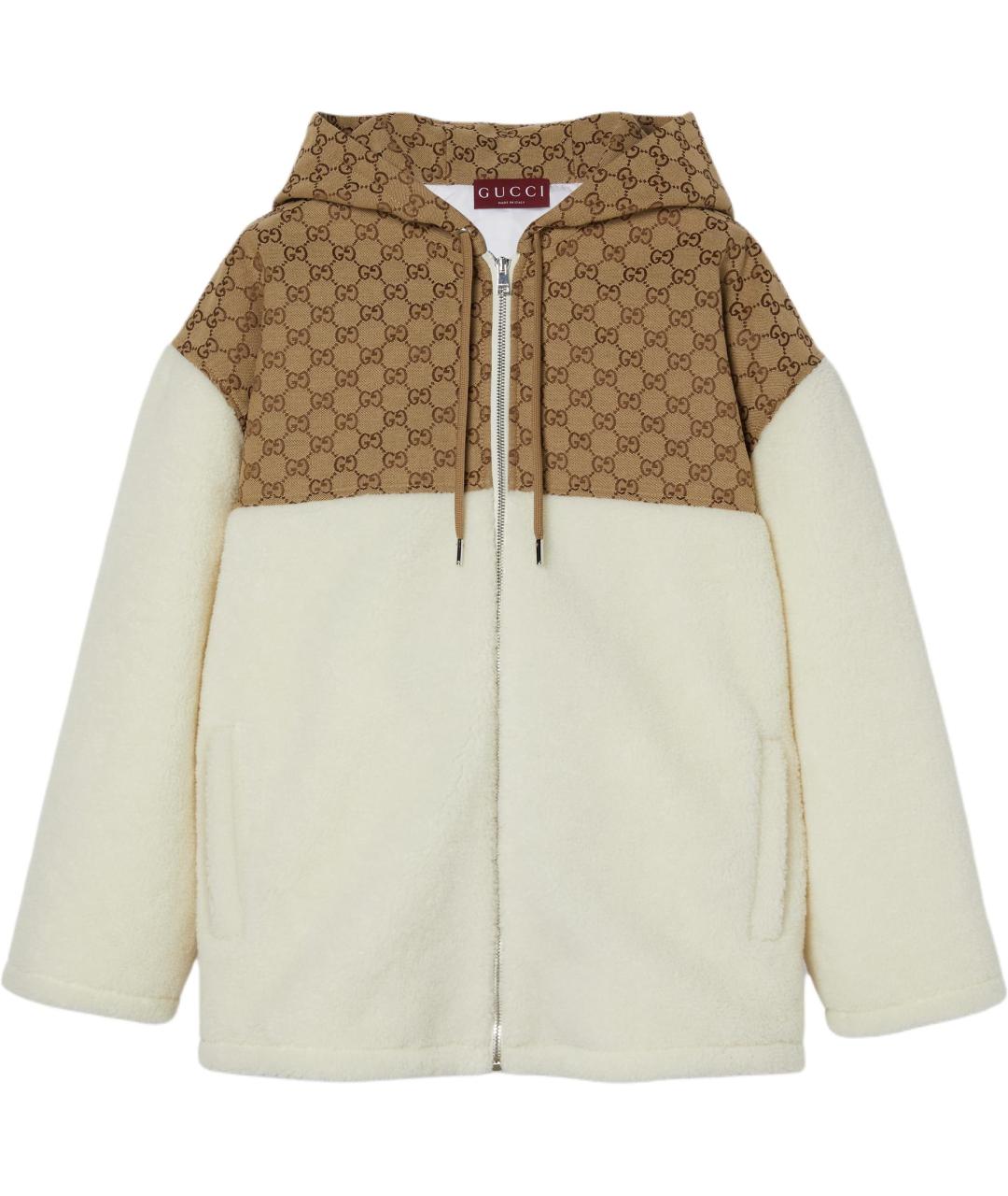 GUCCI Белый пуховик, фото 1