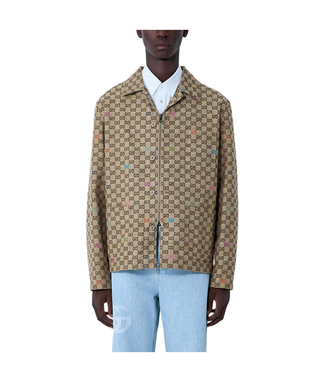 GUCCI Бежевая куртка, фото 4