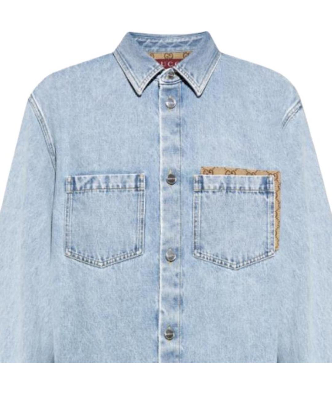 GUCCI Голубая куртка, фото 5