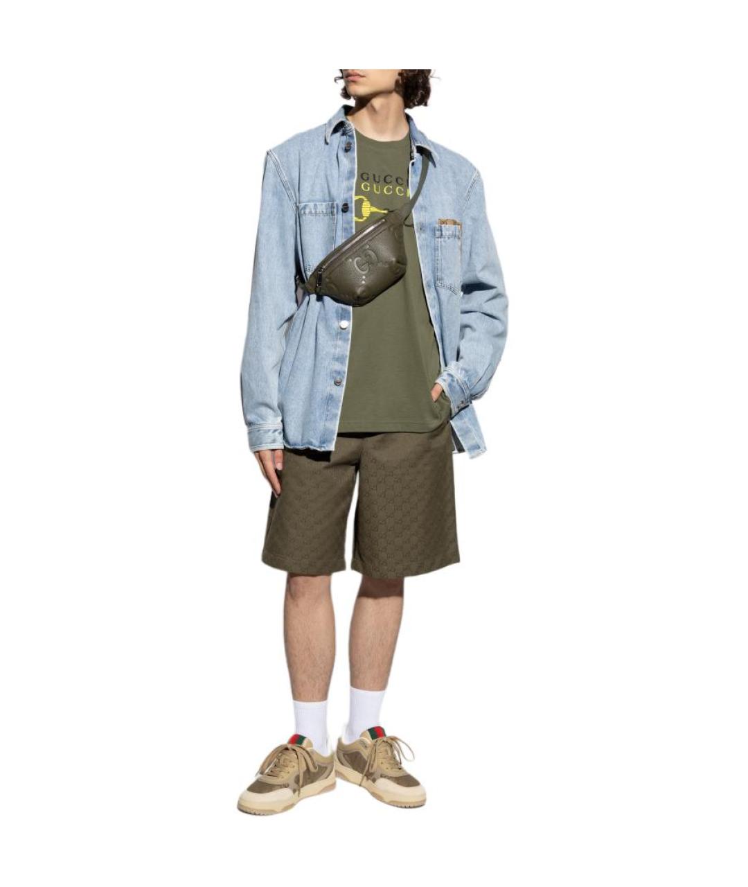GUCCI Голубая куртка, фото 2