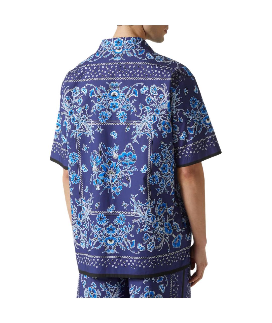 GUCCI Синяя кэжуал рубашка, фото 3