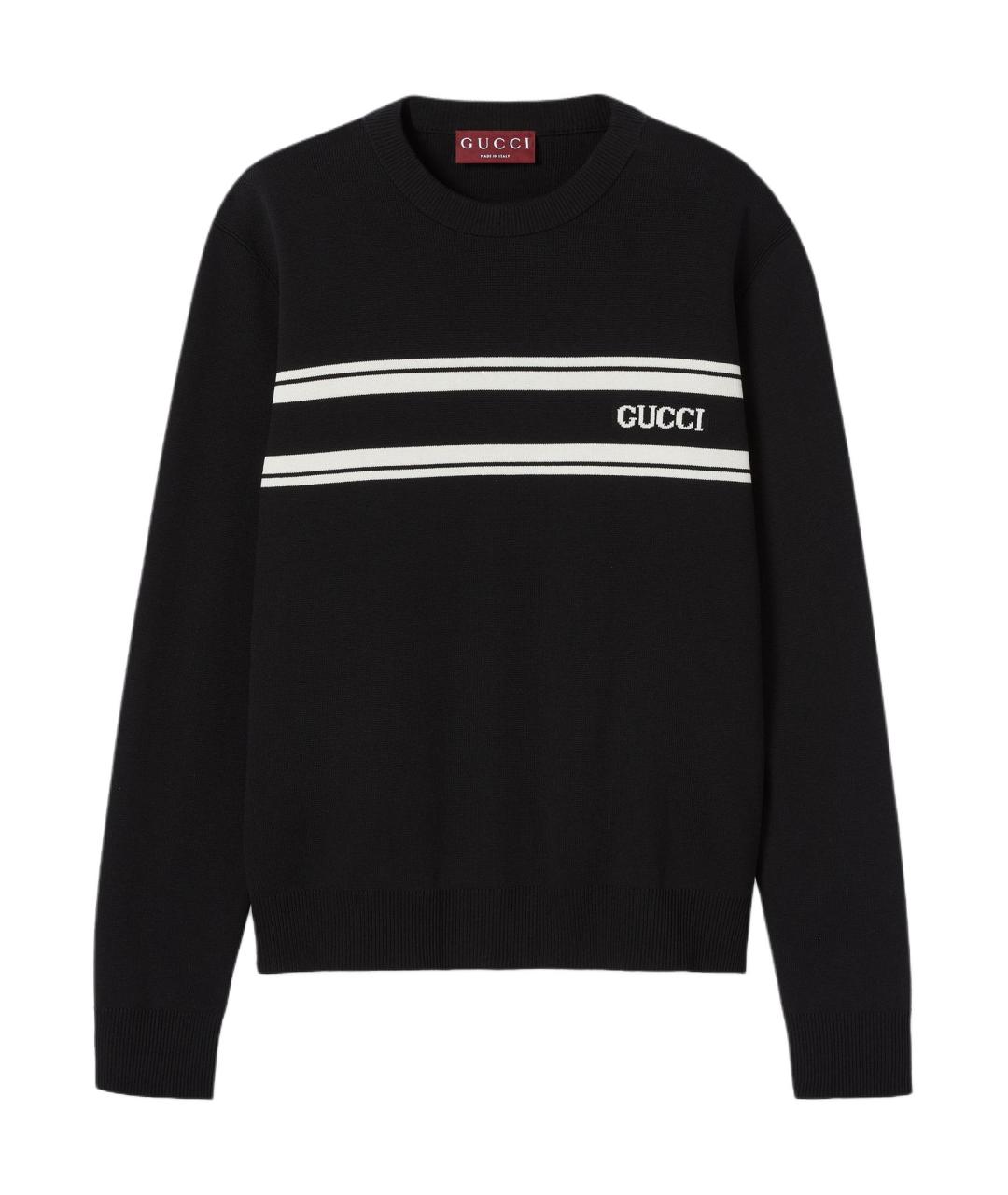 GUCCI Черный джемпер / свитер, фото 1