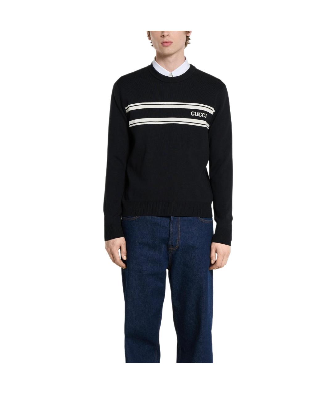 GUCCI Черный джемпер / свитер, фото 3