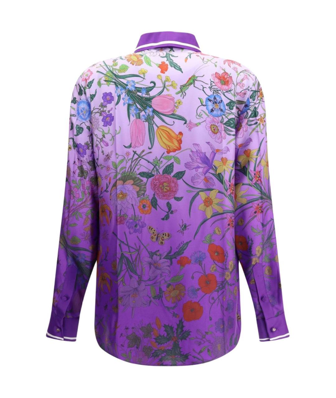 GUCCI Фиолетовая рубашка, фото 2