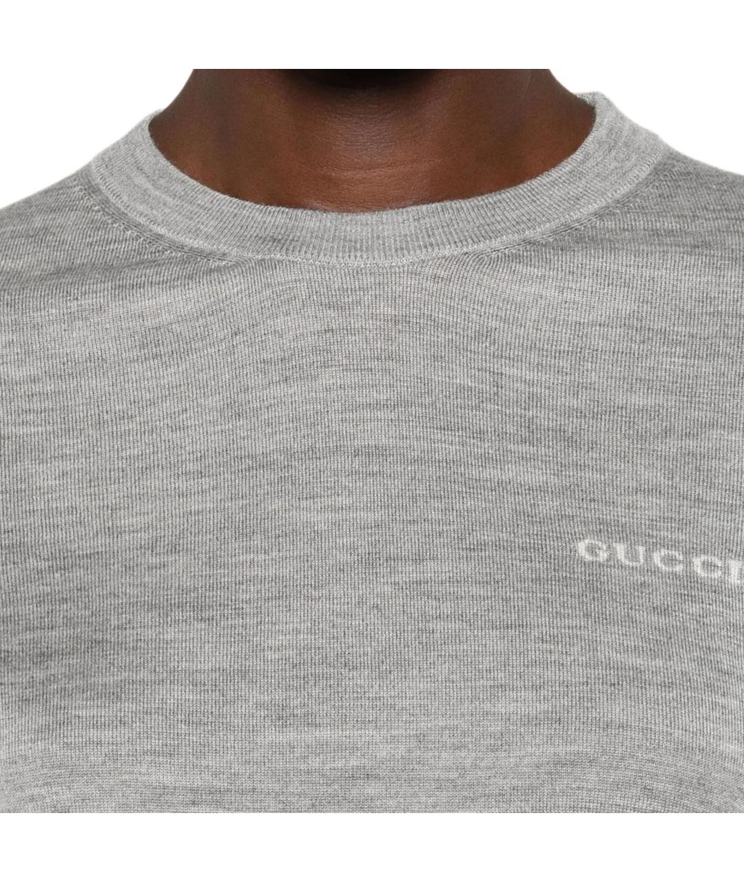 GUCCI Серая футболка, фото 5