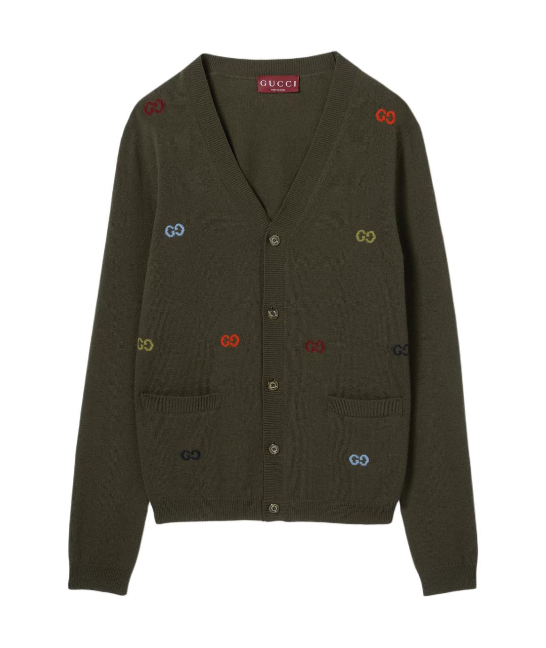 GUCCI Зеленый кардиган, фото 1