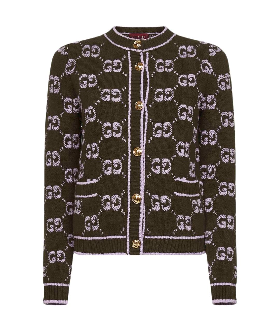 GUCCI Фиолетовый кардиган, фото 1