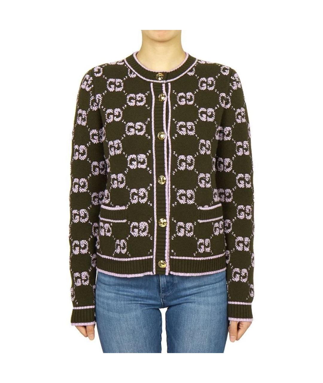 GUCCI Фиолетовый кардиган, фото 3