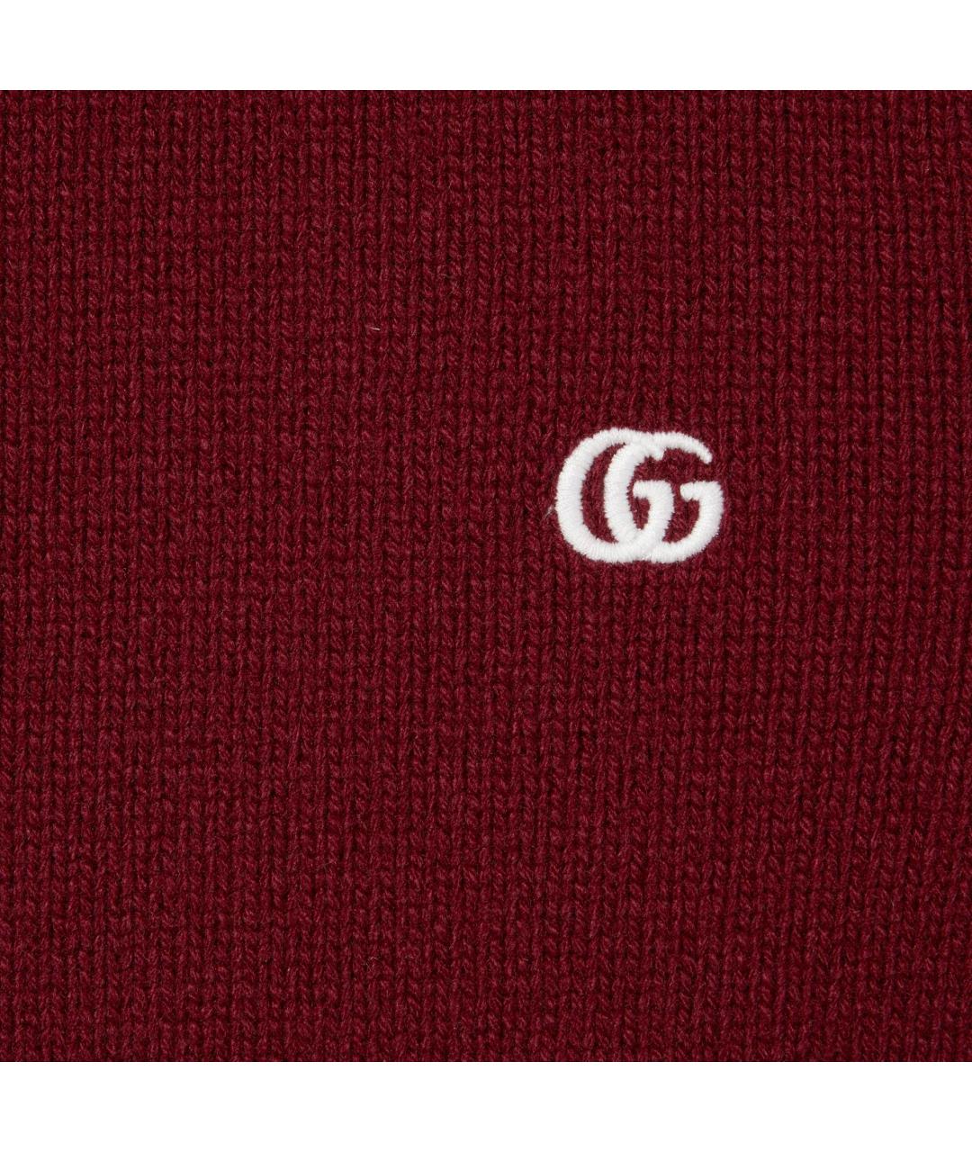 GUCCI Красный шерстяной джемпер / свитер, фото 4