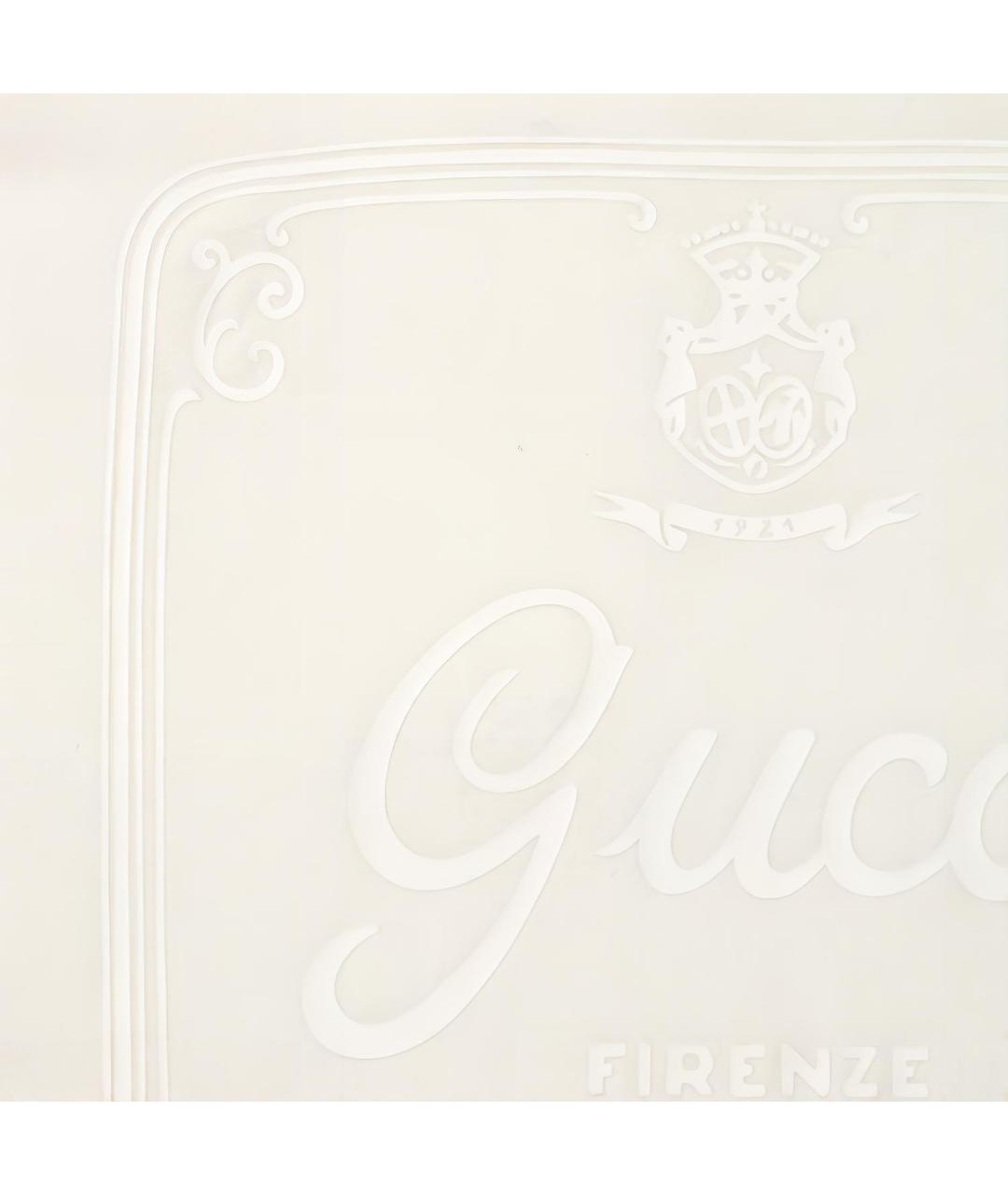 GUCCI Белая хлопковая футболка, фото 2