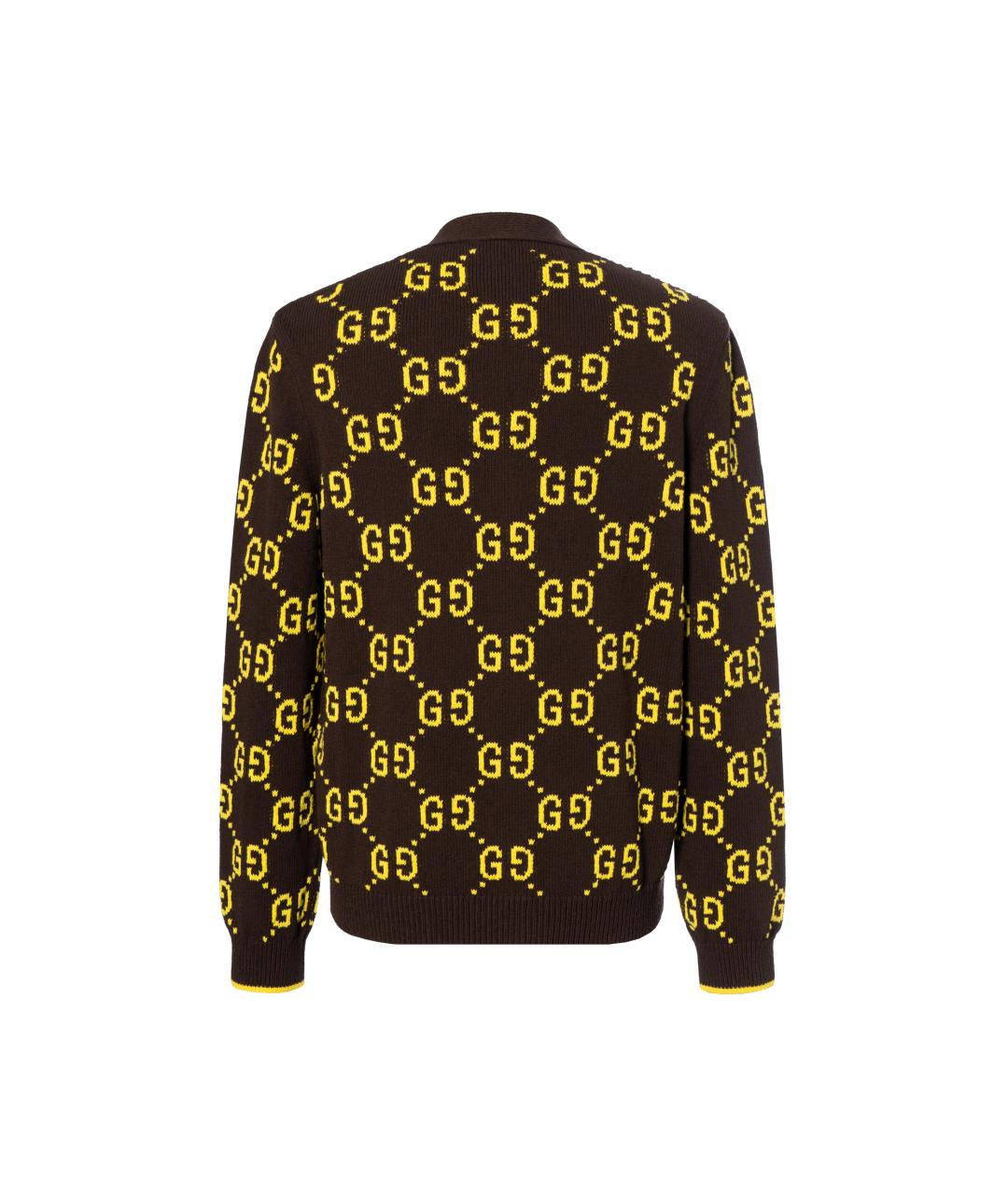 GUCCI Коричневый кардиган, фото 1