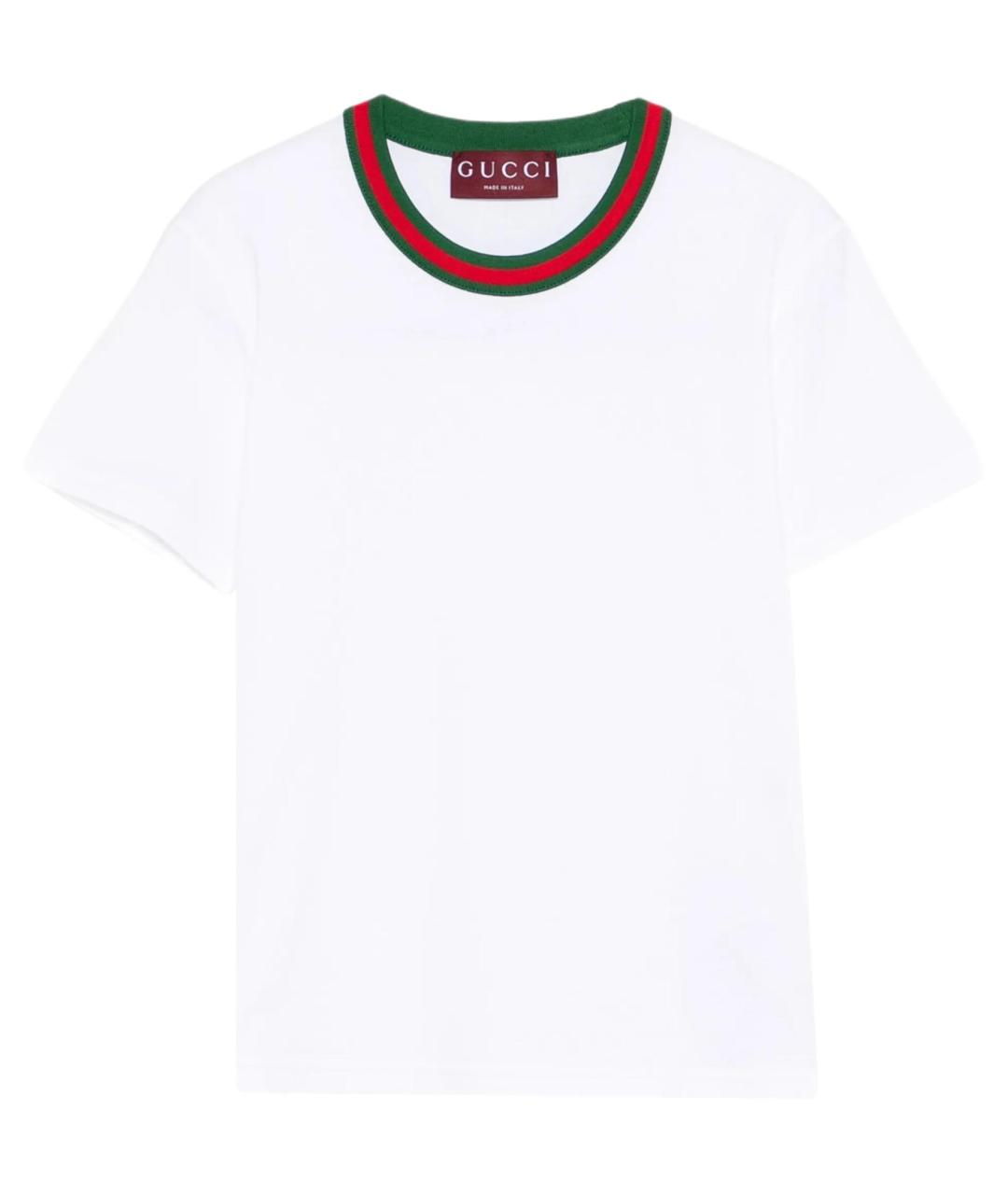GUCCI Белая футболка, фото 1