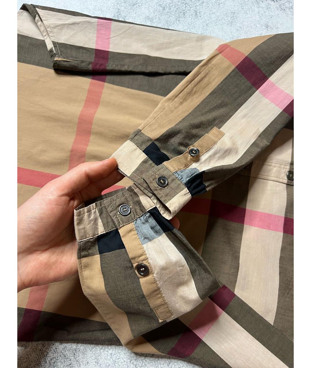 BURBERRY Мульти хлопковая рубашка, фото 6