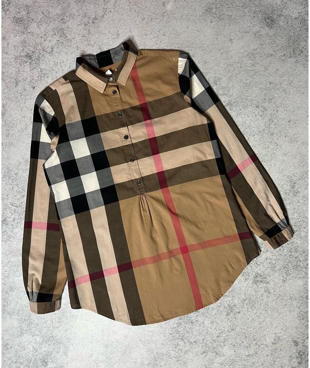 BURBERRY Мульти хлопковая рубашка, фото 9
