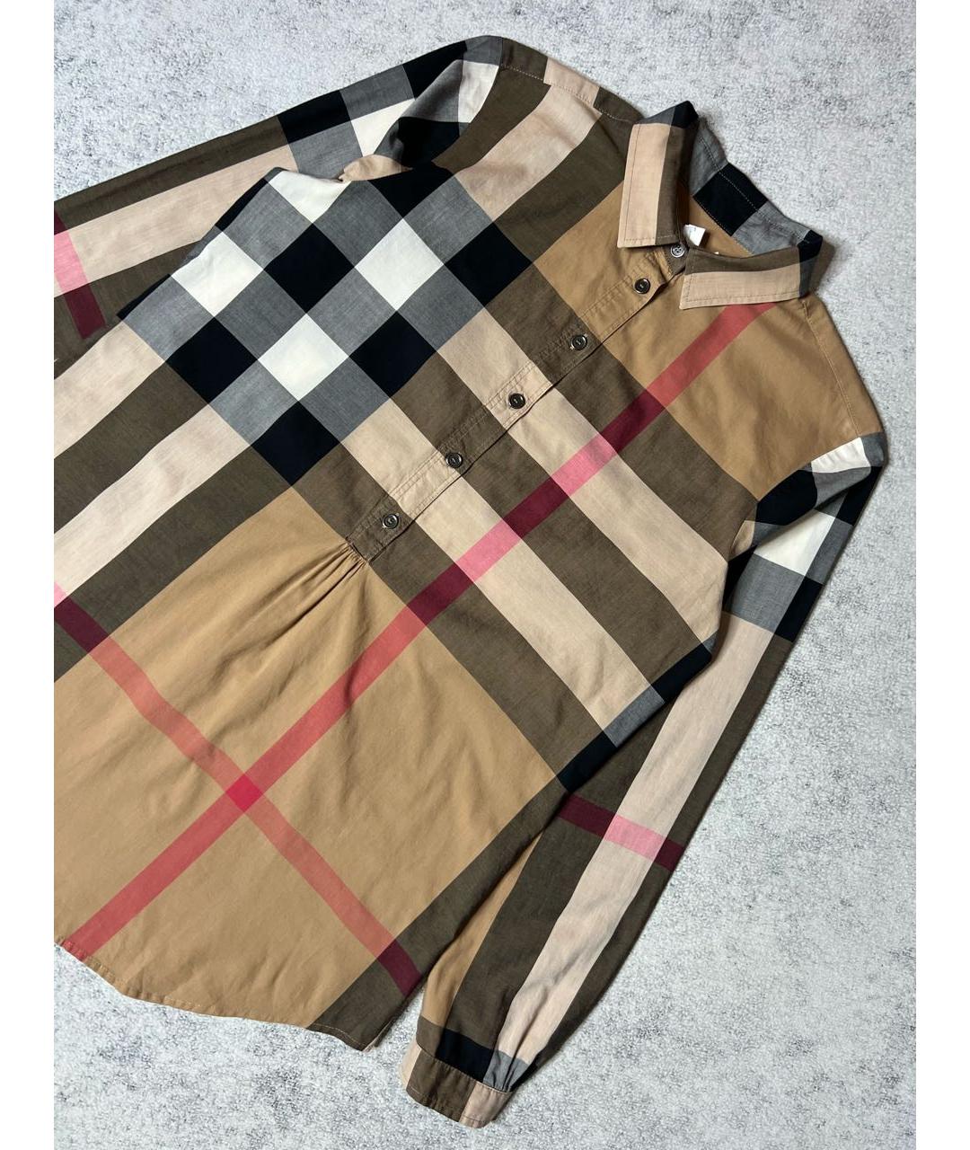 BURBERRY Мульти хлопковая рубашка, фото 3