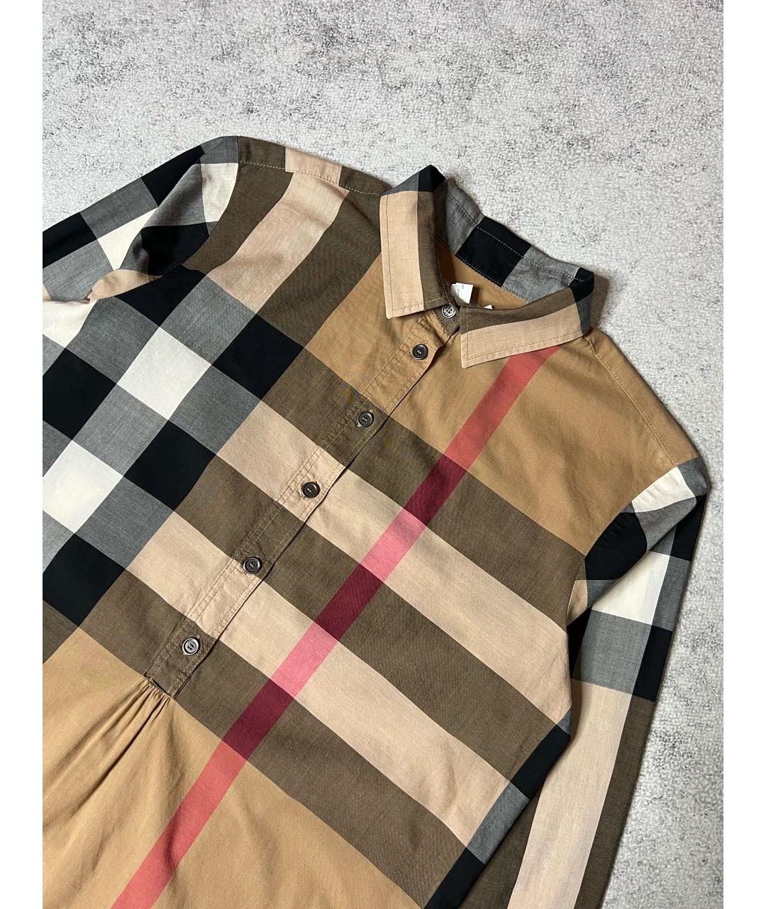 BURBERRY Мульти хлопковая рубашка, фото 4