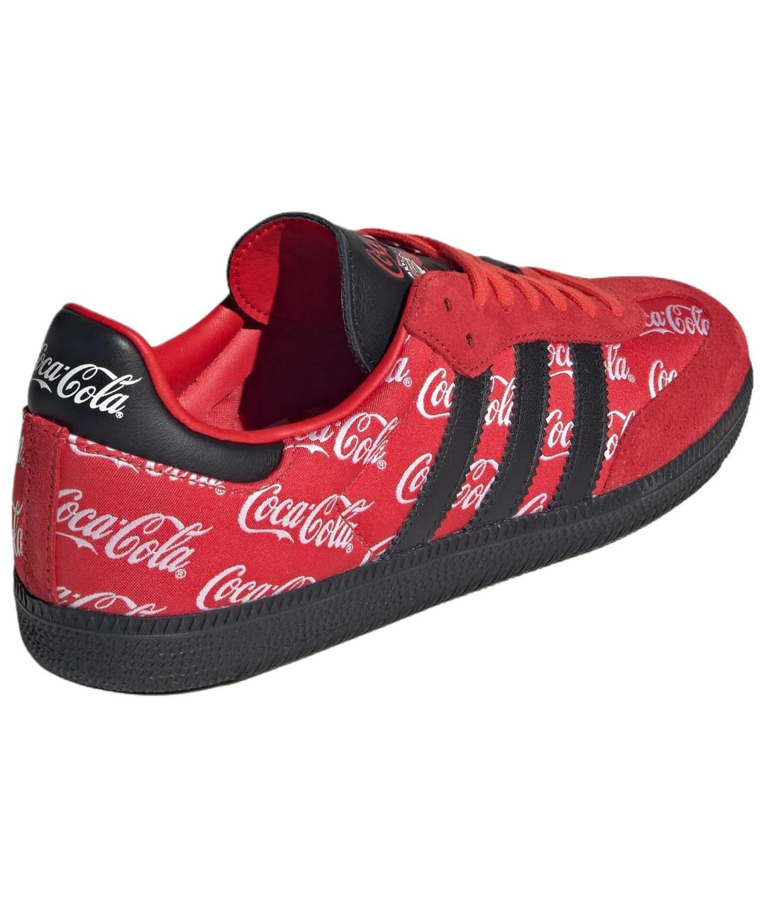 ADIDAS Красные текстильные низкие кроссовки / кеды, фото 5
