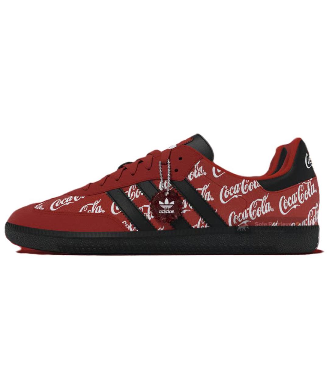 ADIDAS Красные текстильные низкие кроссовки / кеды, фото 8