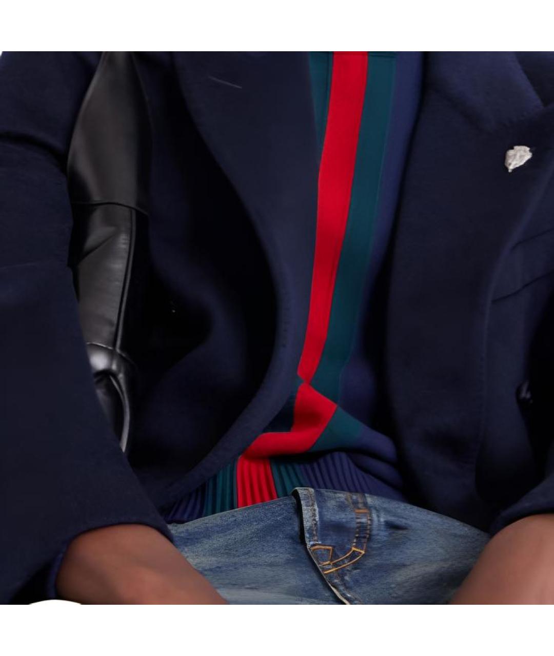 GUCCI Синий кардиган, фото 5