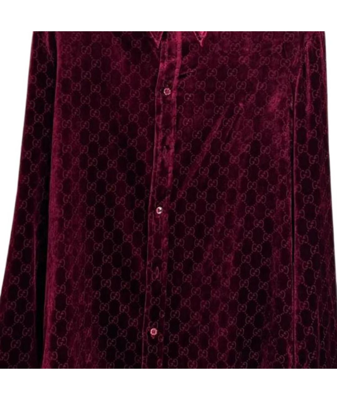 GUCCI Красная классическая рубашка, фото 2