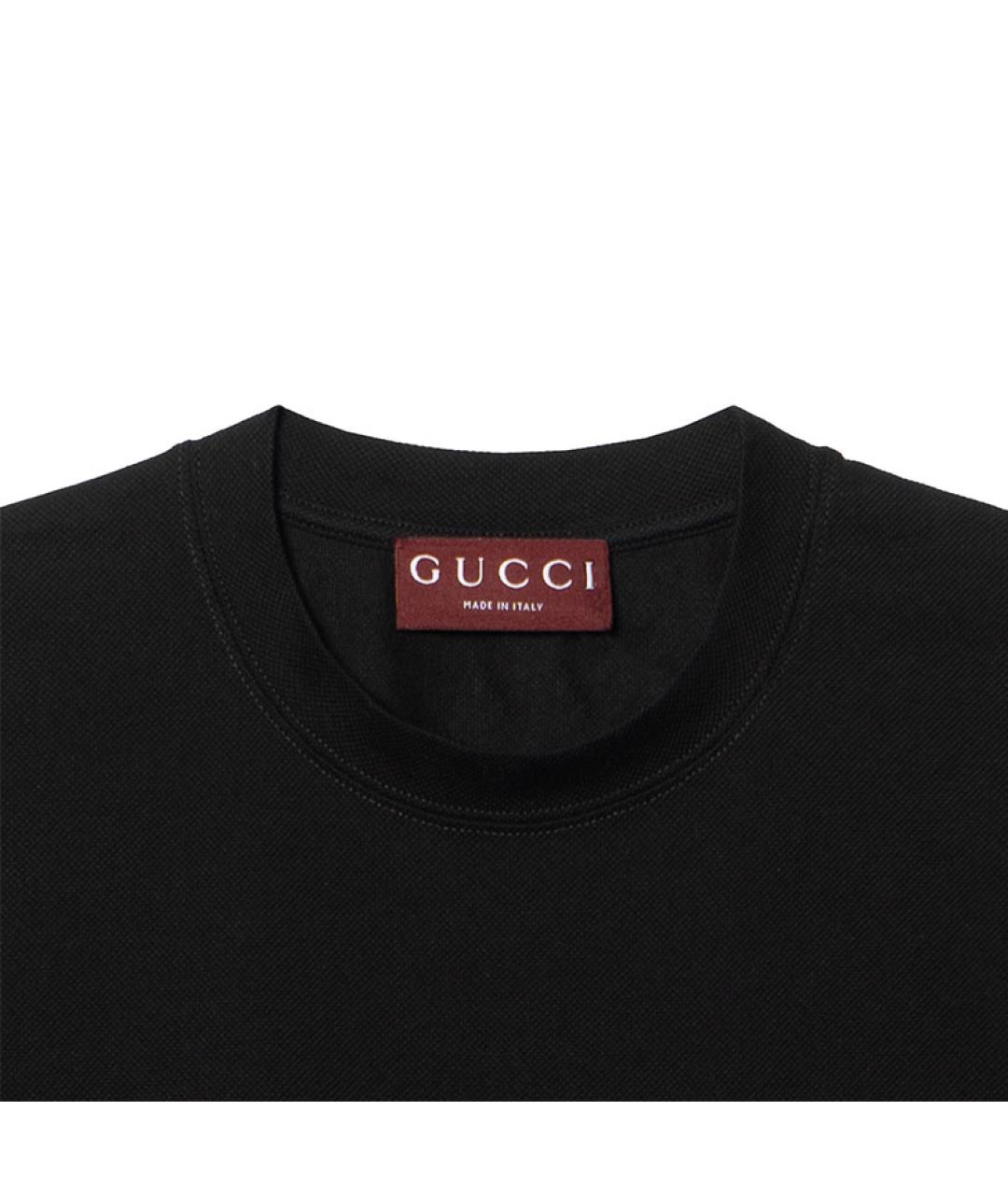 GUCCI Черная футболка, фото 5