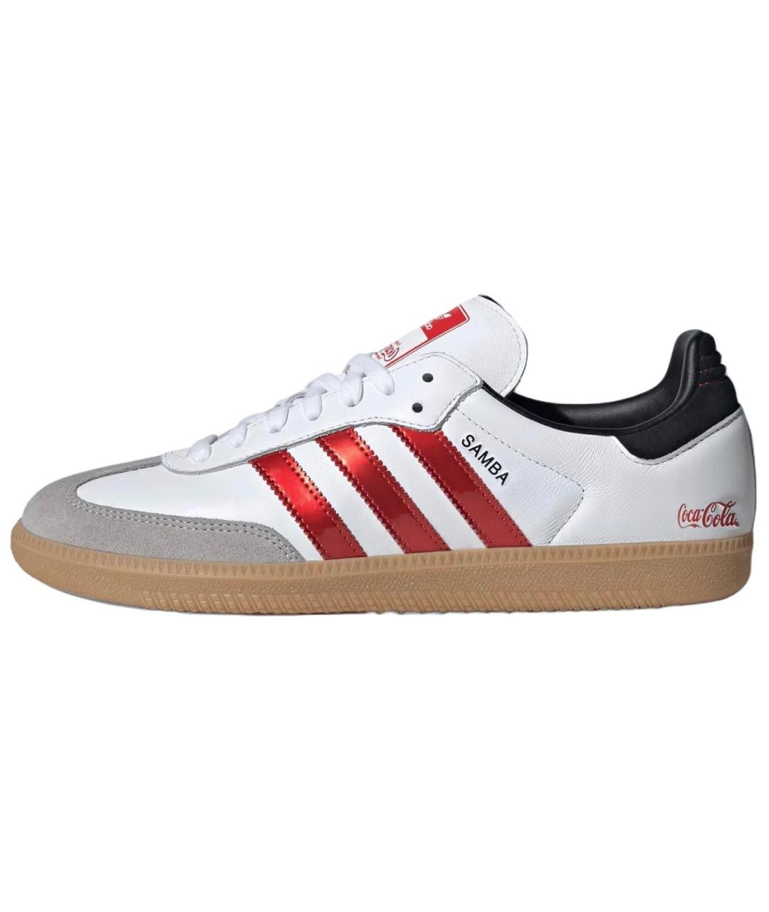 ADIDAS Белые кожаные кеды, фото 2
