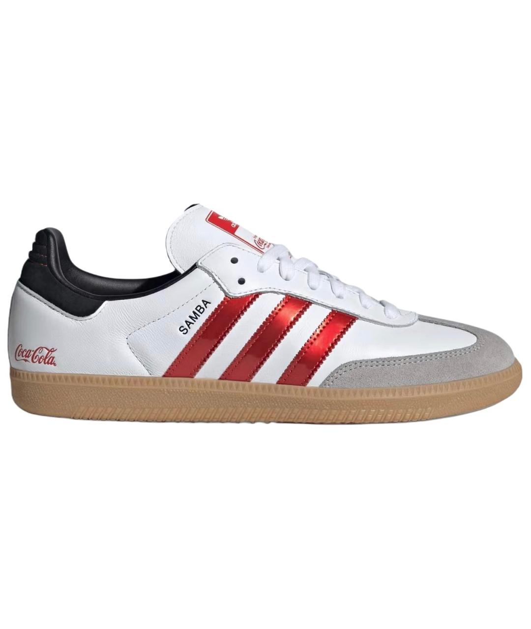 ADIDAS Белые кожаные кеды, фото 7