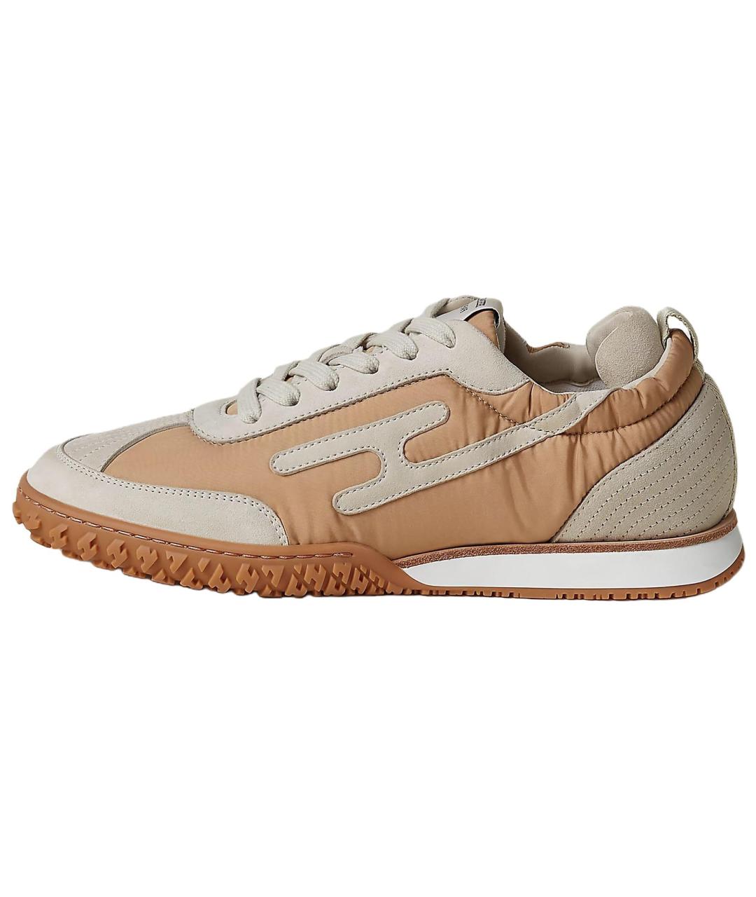 HERMES Бежевые кроссовки, фото 2