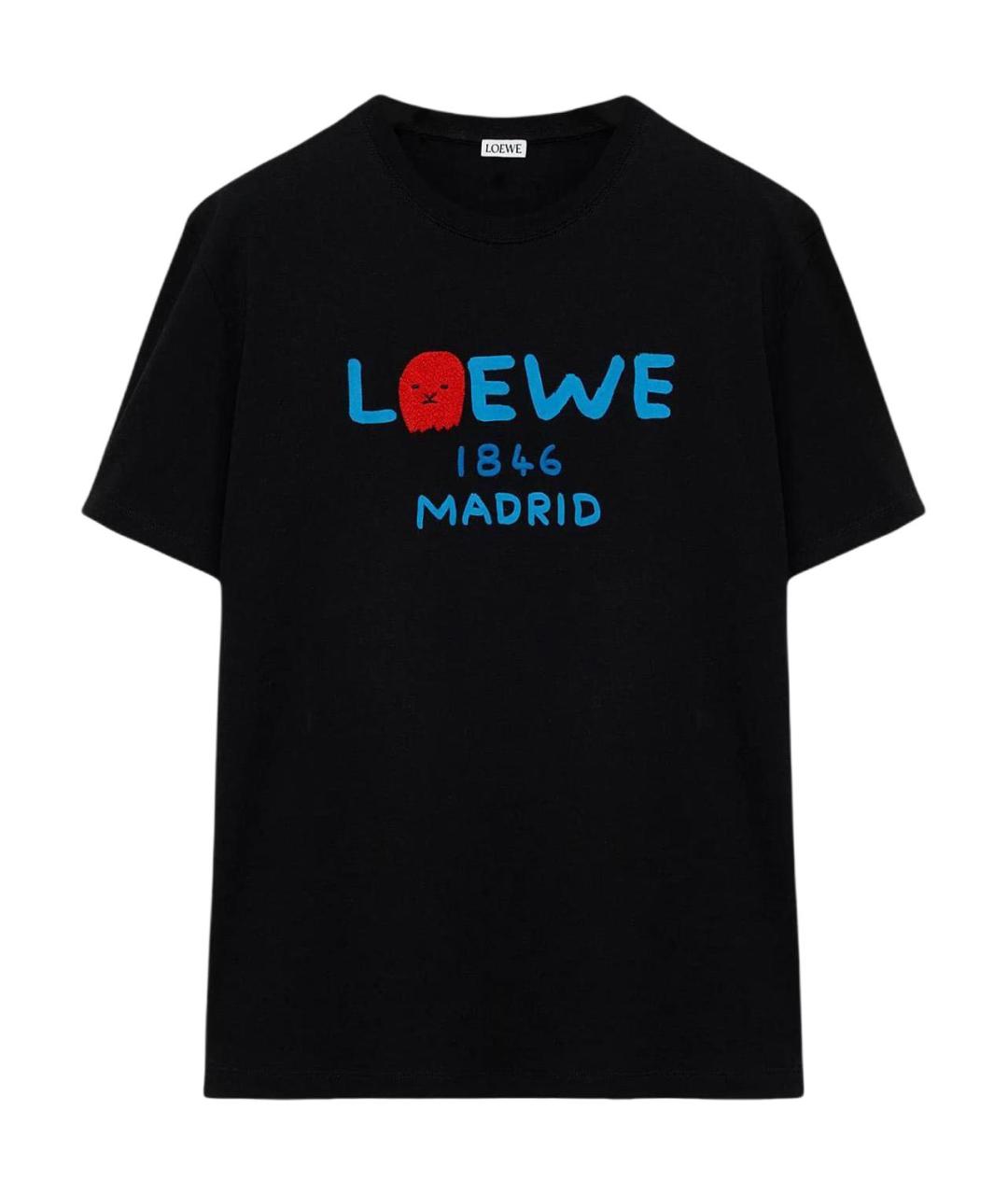 LOEWE Черная футболка, фото 1