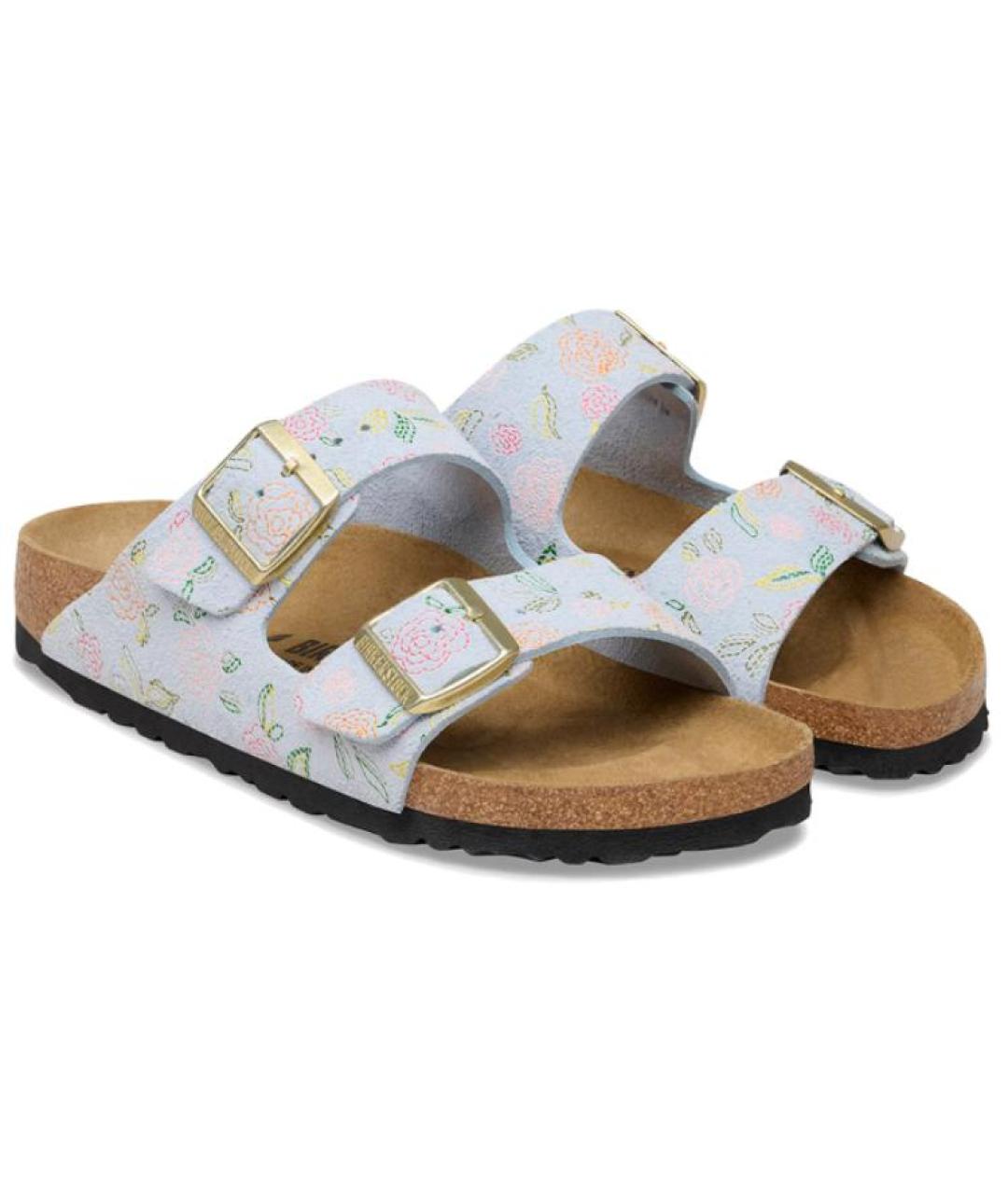 BIRKENSTOCK Голубые шлепанцы, фото 3