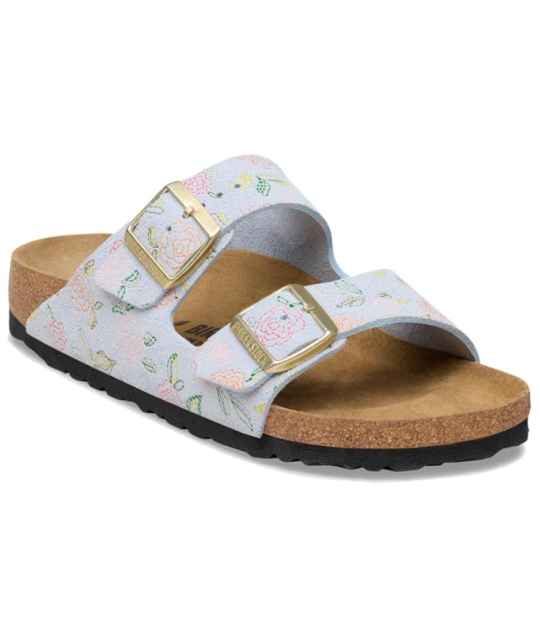 BIRKENSTOCK Голубые шлепанцы, фото 2