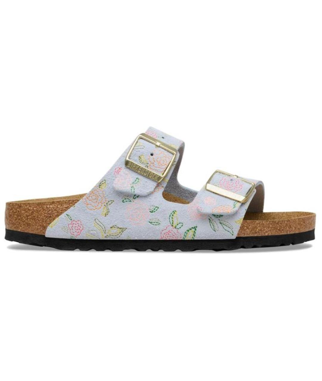 BIRKENSTOCK Голубые шлепанцы, фото 1