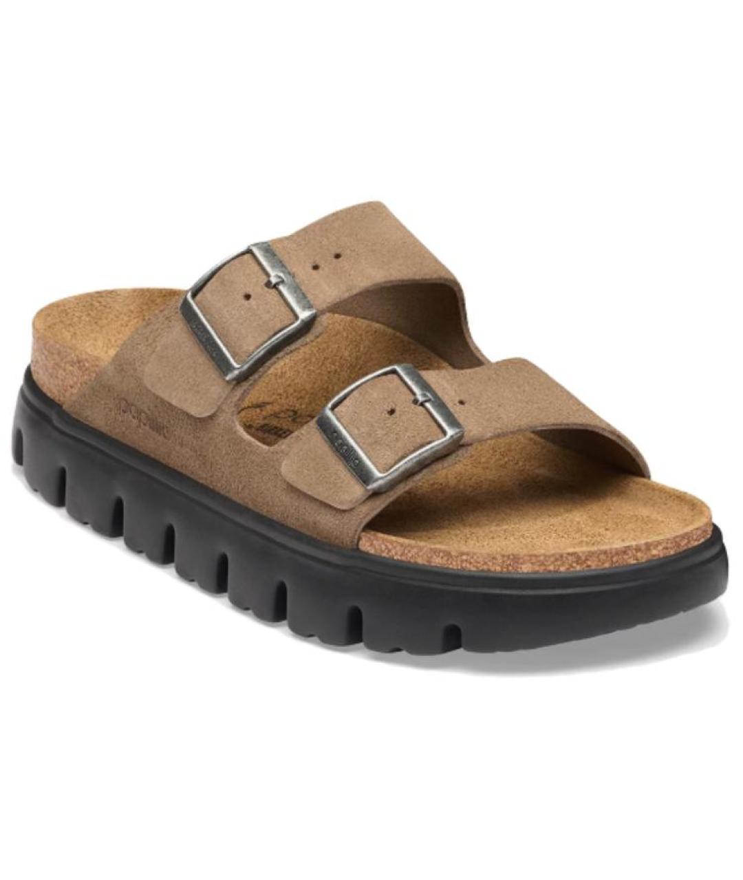BIRKENSTOCK Коричневые замшевые сандалии, фото 2