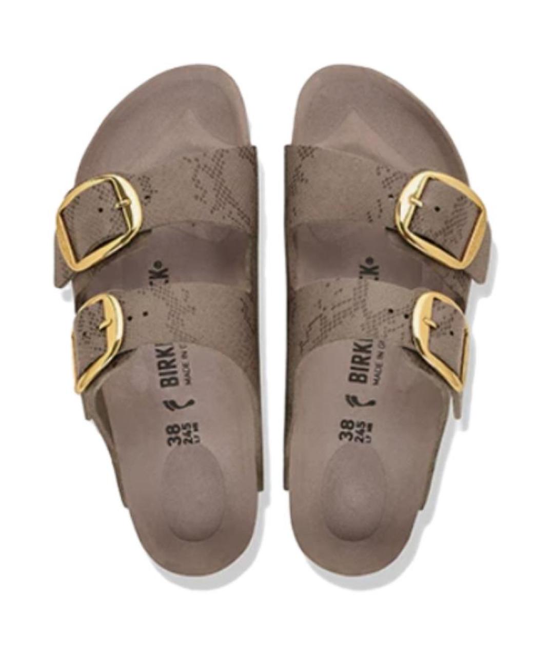 BIRKENSTOCK Коричневые сандалии, фото 2