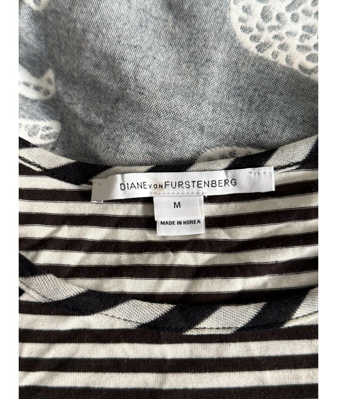 DIANE VON FURSTENBERG Мульти шерстяное повседневное платье, фото 3