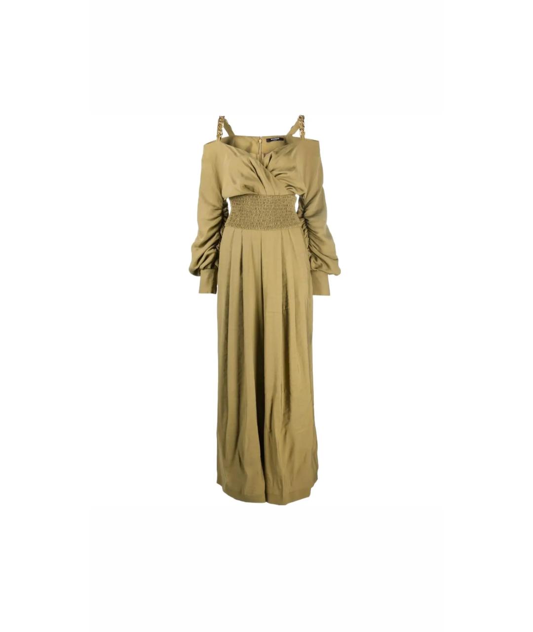 BALMAIN Хаки комбинезон, фото 1