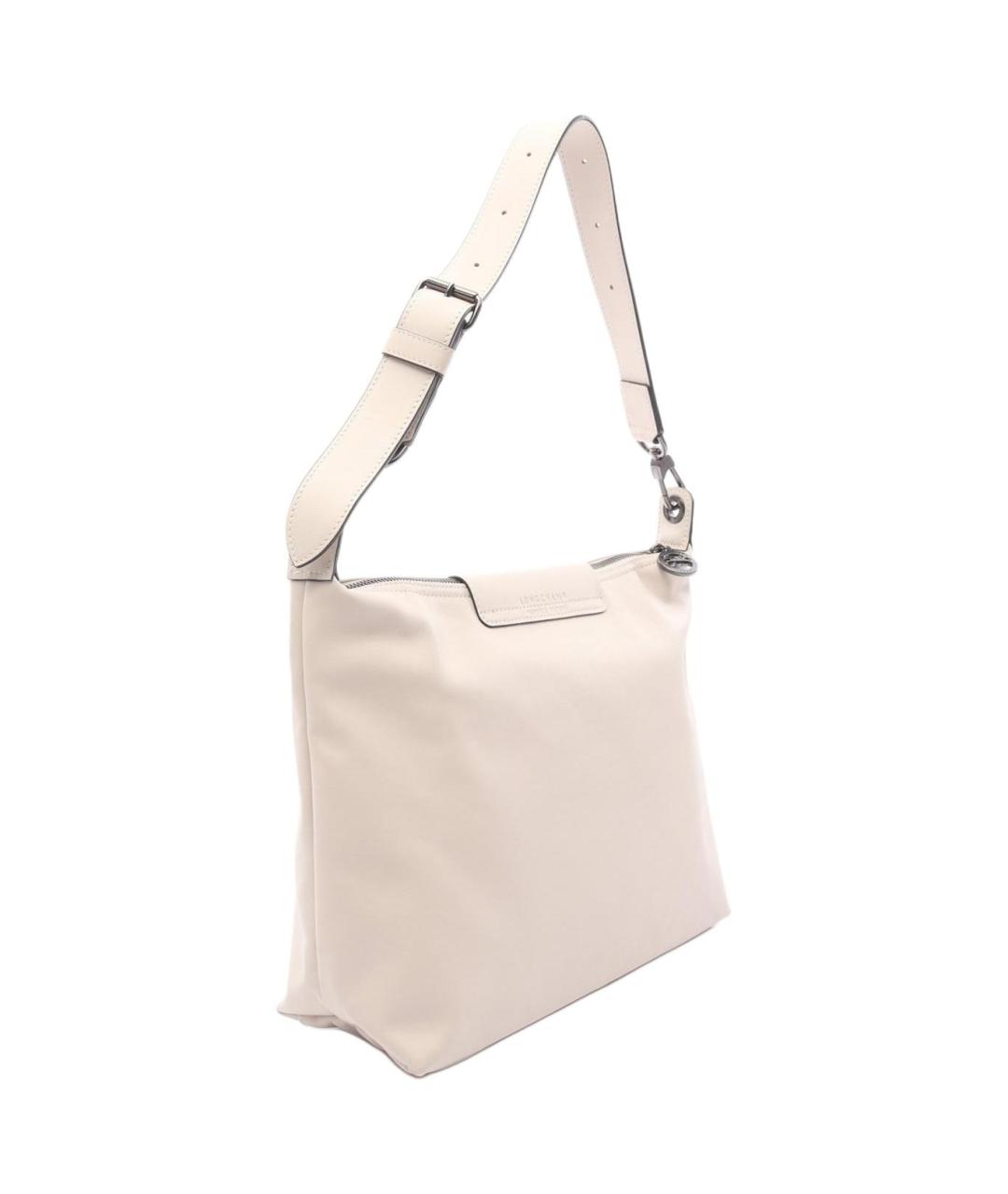 LONGCHAMP Бежевая кожаная сумка через плечо, фото 2