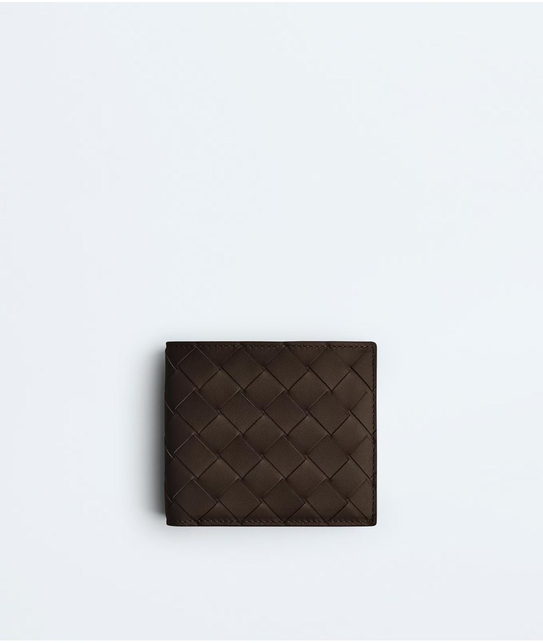 BOTTEGA VENETA Коричневый кожаный кошелек, фото 3