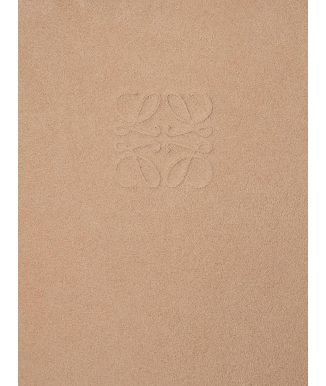 LOEWE Бежевая кожаная блузы, фото 3