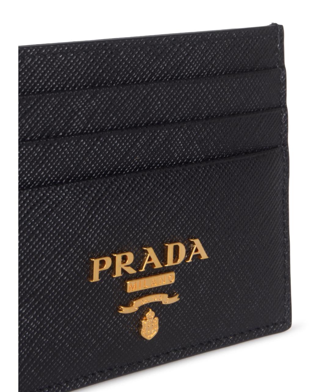 PRADA Черный кожаный кардхолдер, фото 4
