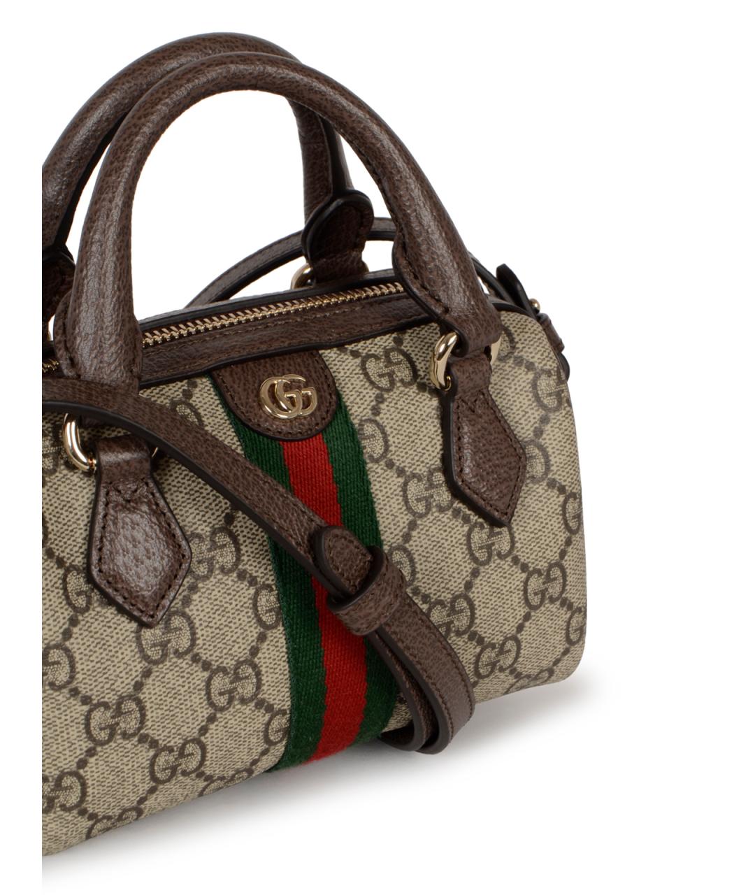 GUCCI Бежевая сумка тоут, фото 4