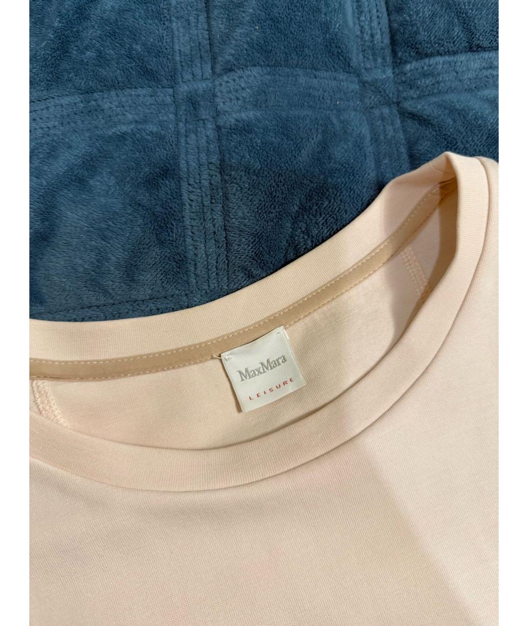 MAX MARA Бежевый хлопковый костюм с брюками, фото 5