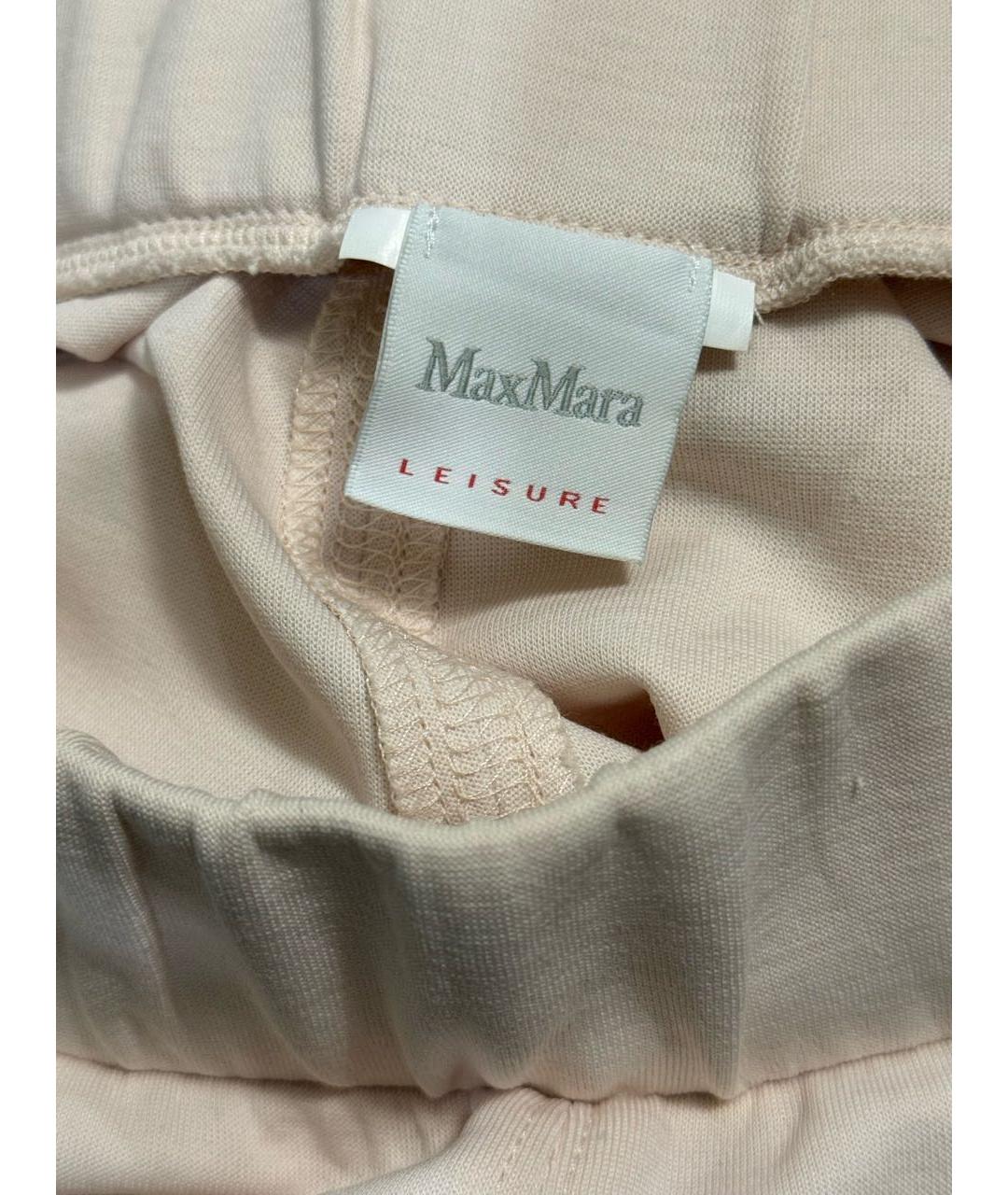 MAX MARA Бежевый хлопковый костюм с брюками, фото 6