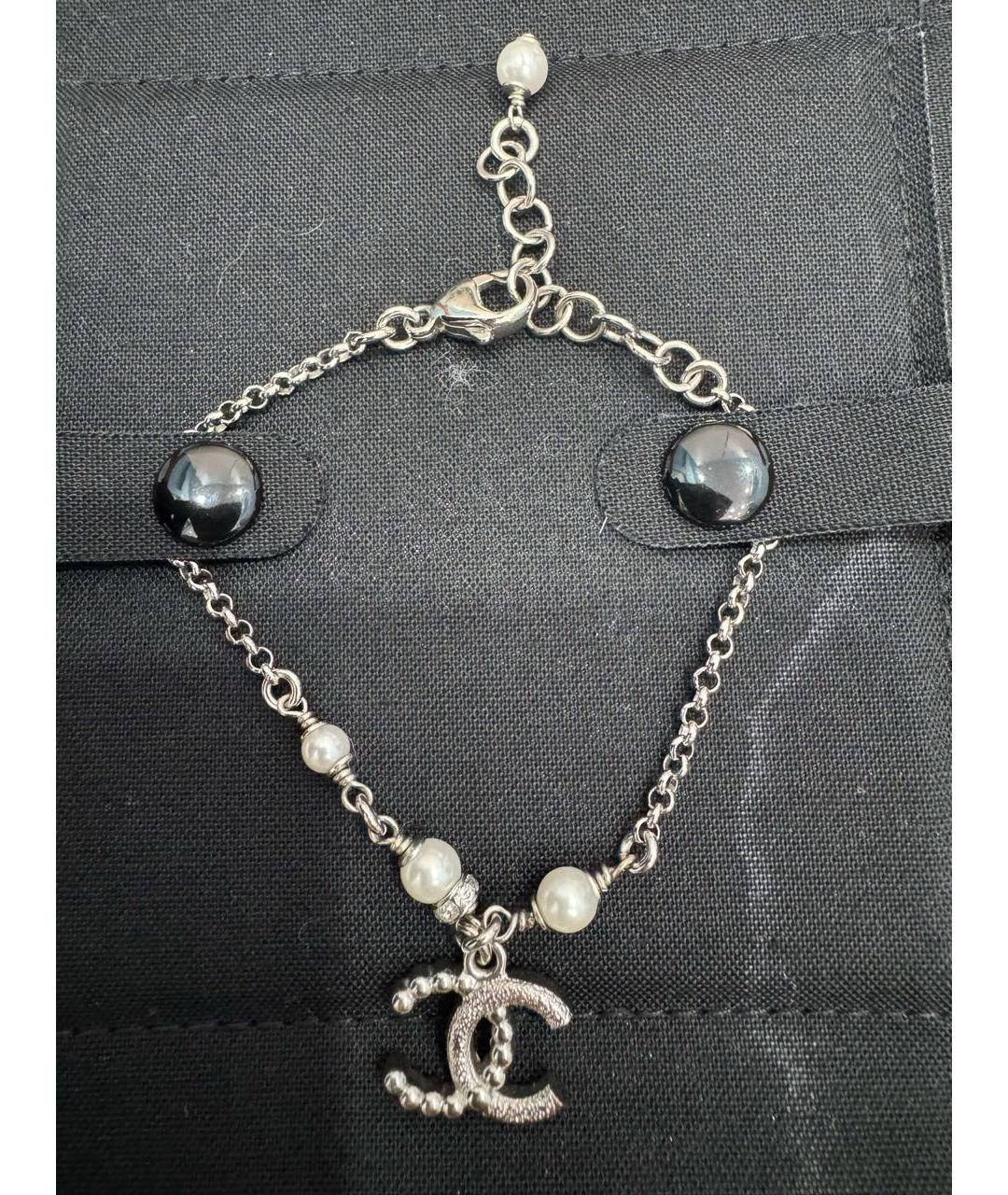 CHANEL Серебряный браслет, фото 6
